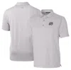 CUTTER & BUCK CUTTER & BUCK HEATHER GRAY OMAHA STORM CHASERS FORGE HEATHERED STRETCH POLO