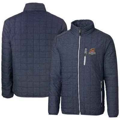 Cutter & Buck Heather Navy Toledo Mud Hens Rainier Primaloft Eco Insulated Full-zip Puffer Jacket