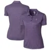 CUTTER & BUCK CUTTER & BUCK HEATHER PURPLE ALBUQUERQUE ISOTOPES CLIQUE CHARGE ACTIVE POLO
