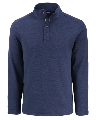 Cutter & Buck Hunts Point Eco Textured Fleece Recycled Mens Snap Pullover