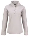 Cutter & Buck Hunts Point Eco Textured Fleece Recycled Womens Snap Pullover