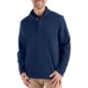 Cutter & Buck Hunts Point Fleece Snap Pullover In Navy Blue