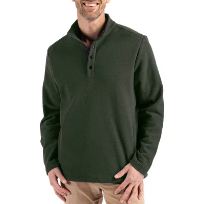 Cutter & Buck Hunts Point Performance Fleece Pullover In Poplar