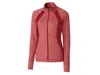 Cutter & Buck Ladies' Shoreline Colorblock Full-zip Jacket In Red