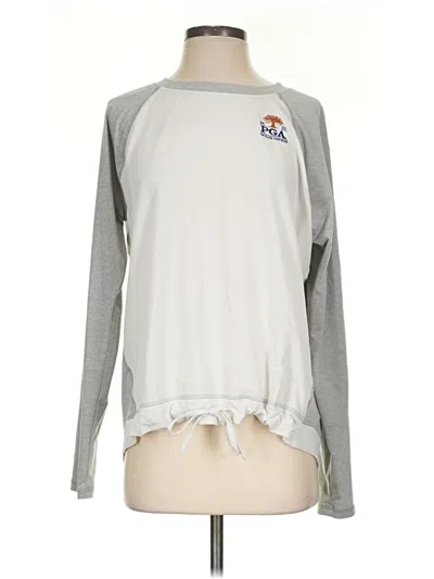 Pre-owned Cutter & Buck Long Sleeve T-shirt In Gray