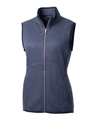 Cutter & Buck Mainsail Basic Sweater-knit Womens Full Zip Vest