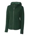 Cutter & Buck Mainsail Sweater-knit Hoodie Womens Full Zip Jacket
