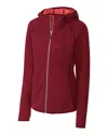Cutter & Buck Mainsail Sweater-knit Hoodie Womens Full Zip Jacket