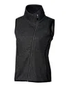 Cutter & Buck Mainsail Sweater-knit Womens Full Zip Vest
