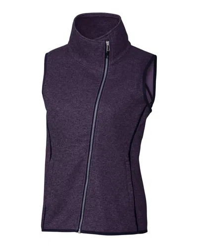 Cutter & Buck Mainsail Sweater-knit Womens Full Zip Vest