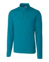 Cutter & Buck Men's Advantage Zip Mock Jacket In Blue
