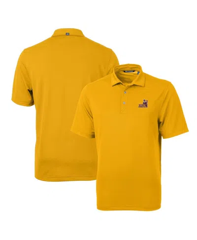 Cutter & Buck Men's Arizona State Sun Devils Team Logo Virtue Eco Pique Polo In Gold