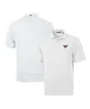 Cutter & Buck Men's Auburn Tigers Team Logo Virtue Eco Pique Polo In White