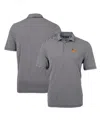 Cutter & Buck Men's Baylor Bears Throwback Logo Virtue Eco Pique Stripe Polo In Black
