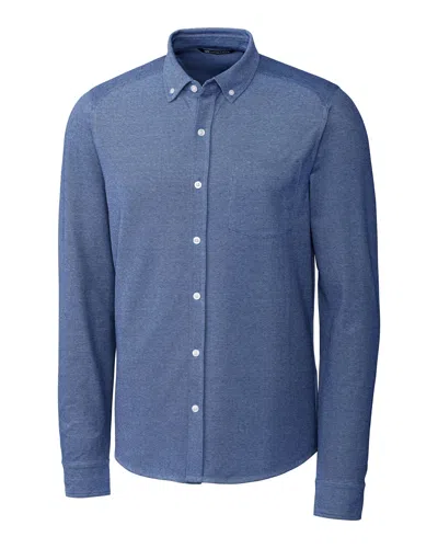 Cutter & Buck Men's Big & Tall Reach Oxford Button Front Shirt In Multi