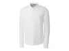 Cutter & Buck Men's Big & Tall Reach Oxford Button Front Shirt In White
