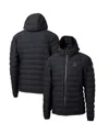 Cutter & Buck Men's Black Alabama Crimson Tide Mission Ridge Eco Insulated Puffer Full-zip Jacket In Black