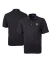 Cutter & Buck Men's Black Army Black Knights Virtue Eco Pique Drytec Polo In Black