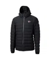 Cutter & Buck Men's Black Kansas City Chiefs Mission Ridge Full-zip Puffer Jacket In Black