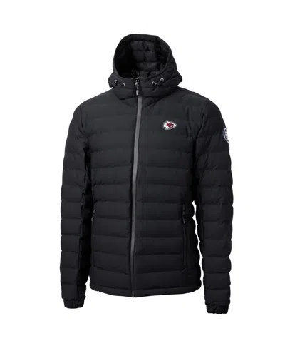 Cutter & Buck Men's Black Kansas City Chiefs Mission Ridge Full-zip Puffer Jacket