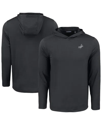 Cutter & Buck Men's Black Los Angeles Dodgers Coastline Epic Comfort Eco Hoodie T-shirt