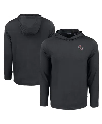 Cutter & Buck Men's Black Nc State Wolfpack Coastline Epic Comfort Long Sleeve Hoodie T-shirt