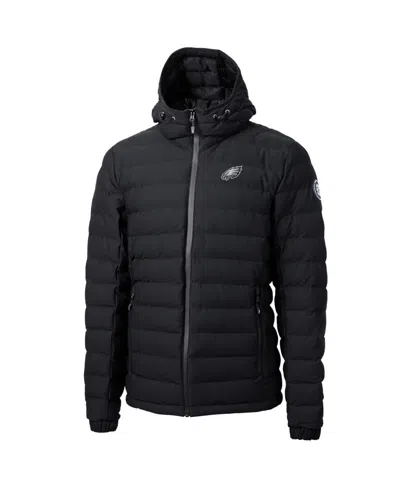 Cutter & Buck Men's Black Philadelphia Eagles Mission Ridge Full-zip Puffer Jacket