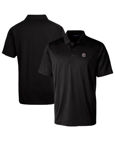 Cutter & Buck Men's Black South Carolina Gamecocks Prospect Eco Textured Stretch Polo Shirt