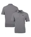 Cutter & Buck Men's Black South Carolina Gamecocks Vault Drytec Virtue Eco Pique Stripe Polo In Black