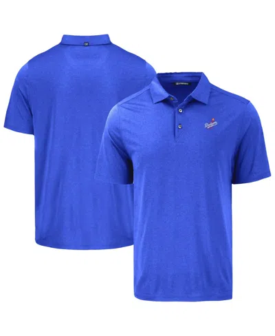 Cutter & Buck Men's Blue Los Angeles Dodgers Coastline Epic Comfort Eco Polo Shirt