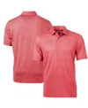 Cutter & Buck Men's Crimson Alabama Crimson Tide Pike Banner Print Polo In Crimson