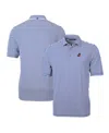 Cutter & Buck Men's Florida Gators Throwback Logo Virtue Eco Pique Stripe Polo In Royal