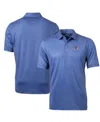Cutter & Buck Men's Fresno State Bulldogs Pike Banner Print Polo In Navy