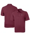 Cutter & Buck Men's Garnet South Carolina Gamecocks Virtue Pique Polo In Garnet
