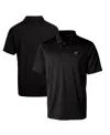 Cutter & Buck Men's Georgia Bulldogs Alumni Logo Prospect Drytec Textured Stretch Polo In Black