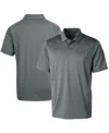 Cutter & Buck Men's Georgia Bulldogs Alumni Logo Prospect Textured Stretch Polo In Gray