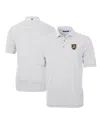 Cutter & Buck Men's Gray Army Black Knights Virtue Eco Pique Stripe Drytec Polo In Gray