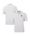 Cutter & Buck Men's Gray Texas A&m Aggies Vault Drytec Virtue Eco Pique Botanical Print Polo In Gray