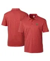 Cutter & Buck Men's Heather Red El Paso Chihuahuas Clique Charge Active Polo In Heather Red