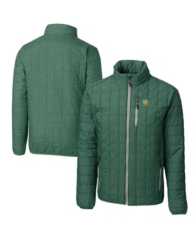 Cutter & Buck Men's Hunter Green Notre Dame Fighting Irish Alumni Logo Rainier Primaloft Insulated Full-zip Puffer