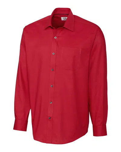 Cutter & Buck Men's L/s Epic Easy Care Spread Nailshead Shirt In Multi