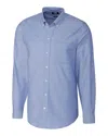 Cutter & Buck Men's L/s Tailored Fit Stretch Oxford Shirt In Multi
