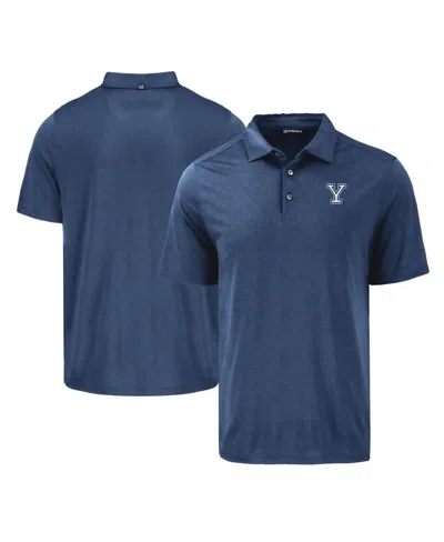 Cutter & Buck Men's Navy Yale Bulldogs Coastline Epic Comfort Eco Polo Shirt