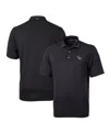 Cutter & Buck Men's Nc State Wolfpack Team Logo Virtue Eco Pique Polo In Black