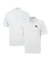 Cutter & Buck Men's Nc State Wolfpack Team Logo Virtue Eco Pique Polo In White