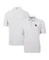 Cutter & Buck Men's Nc State Wolfpack Virtue Eco Pique Botanical Polo In Gray