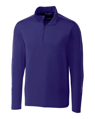 Cutter & Buck Men's Pennant Sport Half Zip Jacket In Purple