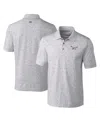 Cutter & Buck Men's Philadelphia Eagles Advantage Tri-blend Space Dye Polo In Gray