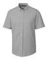 Cutter & Buck Men's Reach Oxford Button Front Short-sleeve Shirt In Multi