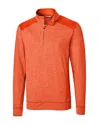 Cutter & Buck Men's Shoreline Color Block Jacket In Orange
